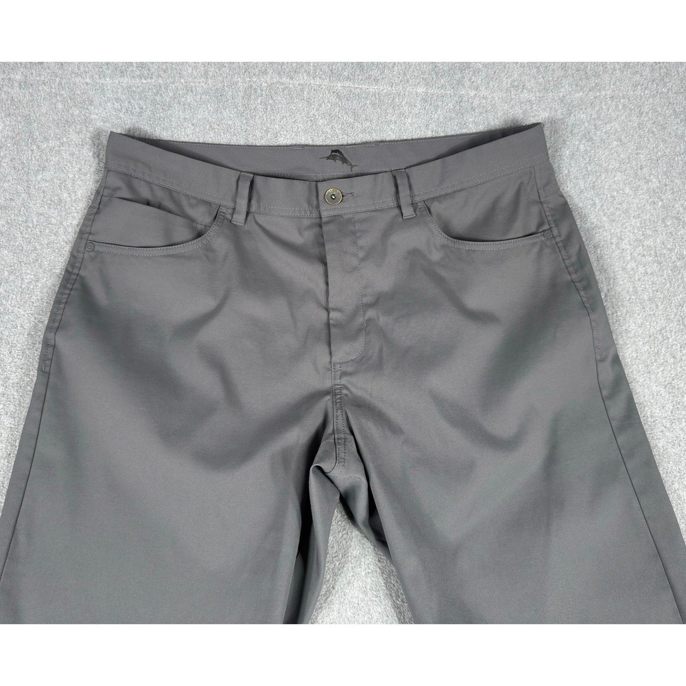 Tommy Bahama Mens Pants 38x30 Gray Performance Golf Casual Stretch Travel